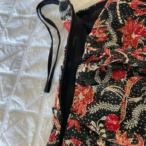 Isabel Marant floral one shoulder Esther mini dress - Picture 11 of 14